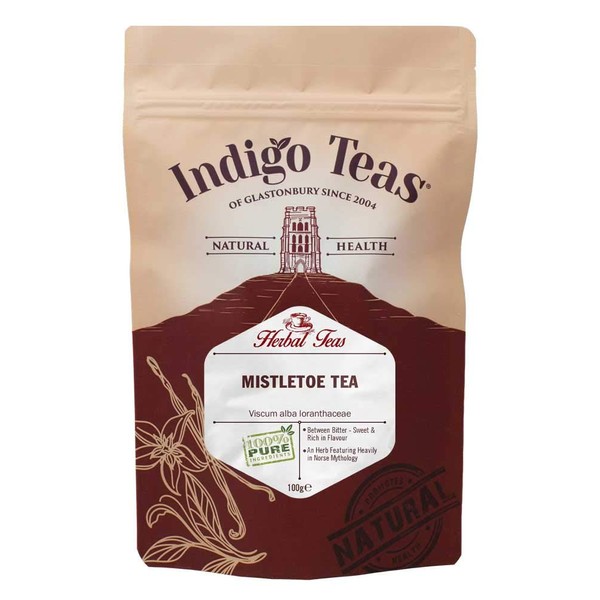 Indigo Herbs Mistletoe Loose Herbal Tea 100g | Viscum alba