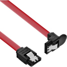 InLine SATA 6Gb/s Cable with Latch Angled 0.75m