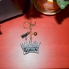 Popfizzy Queen Keychain, Bling Crown Backpack Charm, Rhinestone Bag Charms,