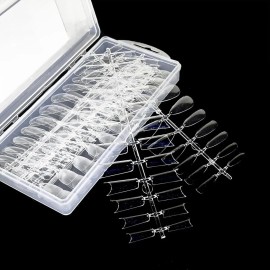 Gel De Gel Suave 5 En 1, 240 Unidades, Postizas, Puntas, Dif