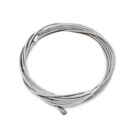 Wiltec Replacement Part for Plate Lifter Black Steel Cable Replacement Rope for Panel Lifter Height 140-350 cm Max. Width 2.90 m Drywall Mounting Aid 1 Man Operation