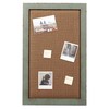 SOFE Linen Bulletin Board 18 X 29 Inches Wood Frame,
