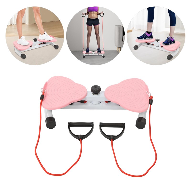 Waist Twister Machine, Ab Twist Board with 220 lbs Weight
