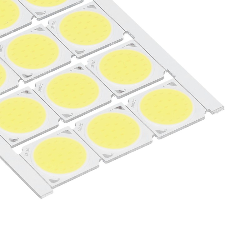 12Pcs COB Light Source High Power Round LED Chip 12W