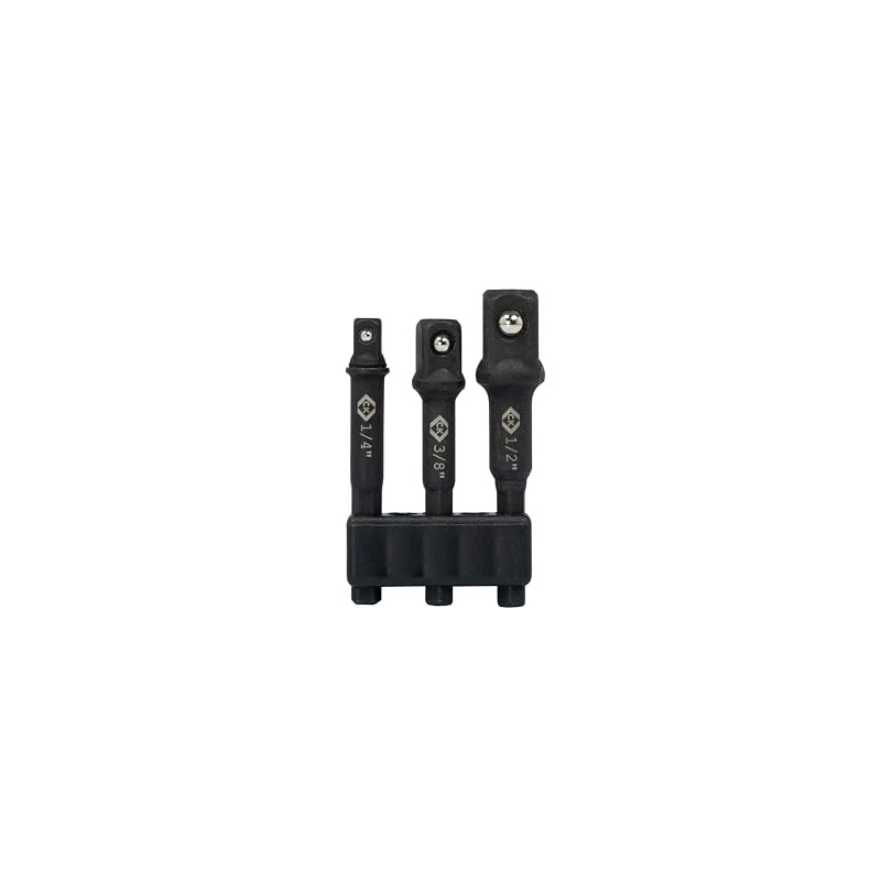 C.K Vorteck Impact Socket Adaptors, 65 mm, 3-pcs