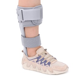 Medical AFO Foot Drop Brace - Drop Foot Braces for Walking - AFO Brace Walking with Shoe - Ankle Foot Orthosis for Stroke - Drop Foot Stabilizer Support for Men & Women XL-Left (Comfort)