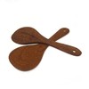 "Honbay 2PCS Wooden Rice Spoons Rice Paddles Rice Cooking Spatula