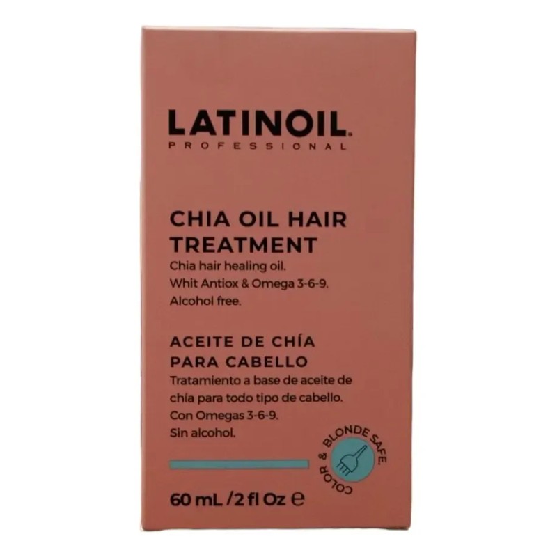 Aceite Reparador Latinoil Chia Oil Hair Treatment 60ml Nutre