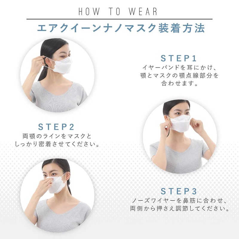 AIRQUEEN KFAD Mask, Air Queen AirQUEEN Made in Korea, 3-Layer