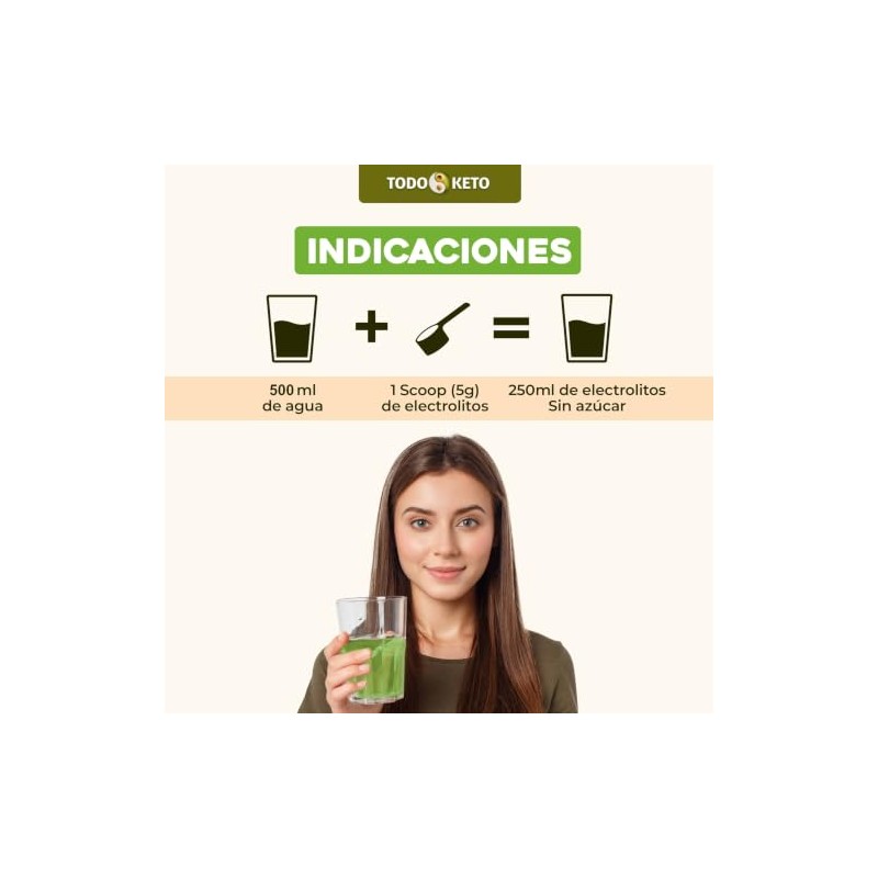 Electrolitos con Stevia 150 g Sodio, Potasio y Magnesio 30