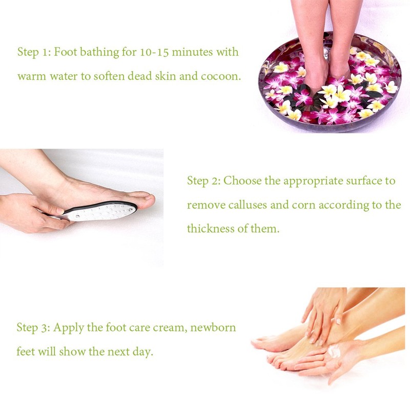 BEZOX Foot File Callus Remover, Heavy Duty Stainless Steel Foot