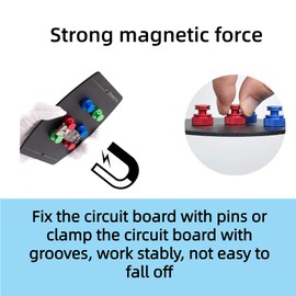 Universal PCB Board Holder Fixture with 6 Magnetic Pins Circuit Board Soldering Chip Soldering PCB Circuit Board Holder Assembly Soldering
