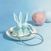 Bunny Ring Holder Rabbit Ring Dish Ceramic Jewelry Holder Dish