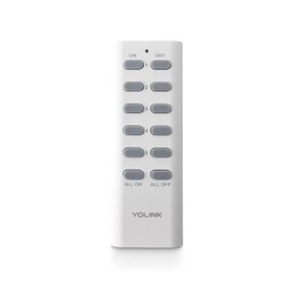YoLink Remote, 500 Feet World's Longest Range Smart Remote Controller One Button Plugs Switches Outlets Grouping and Controlling, LoRa Enabled Smart Home Automation Device
