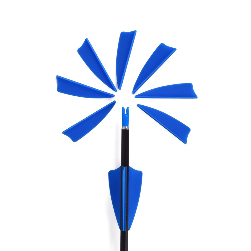 ELONG OUTDOOR 50 Pieces Archery Arrow Feathers 1.75 Inch Arrow