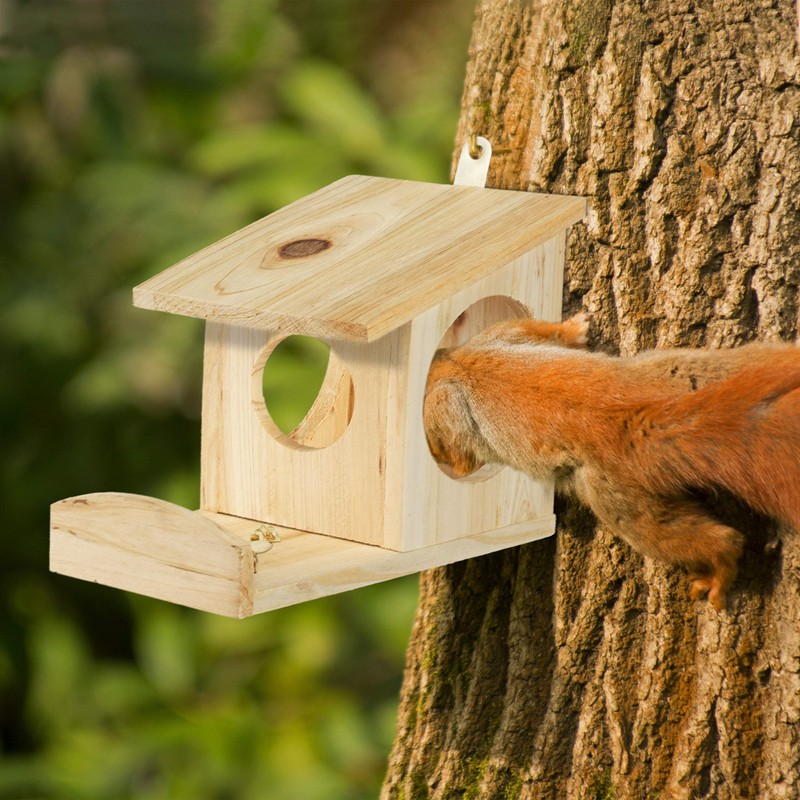 Relaxdays 10026317_747 Squirrel Feeder 17.5 x 14 x 25 cm