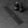 WEBANG 12 Inch Shower Linear Bronze Drain Rectangular Floor Drain