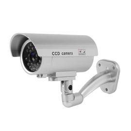 LED Eyezone S9 Dummy Surveillance Camera (Gray) Security Deterrent