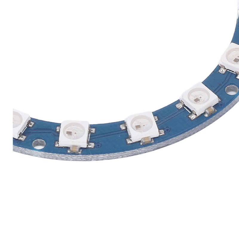 2Pcs RGB LED Ring 16 Bit Intelligent Full Color Highlight