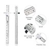 KEARING 6 Inch 15 cm Pocket Ruler Stainless Steel Ruler
