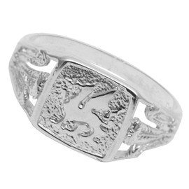 Sterling Silver Welsh Prince Of Wales Dragon Ring Size J - U British Made Jewellery With Luxurious Leatherette Ring Box (UK Size P)
