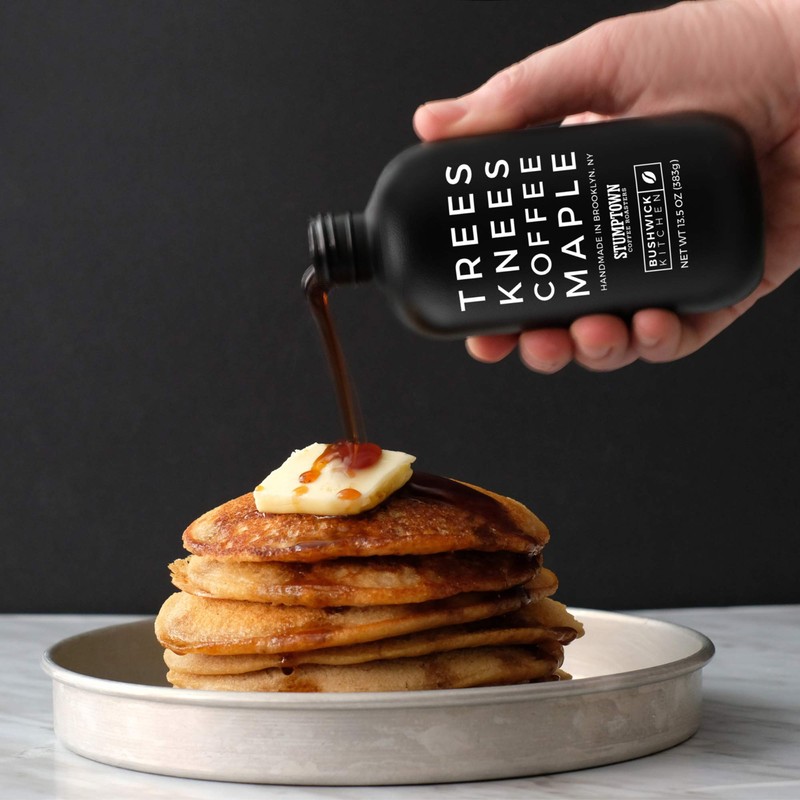 Trees Knees Coffee Maple Syrup, Grade-A Organic Maple Syrup with