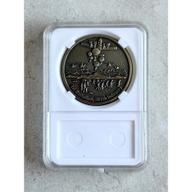 Rare US ARMY PARATROOPER AIRBORNE School Fort Benning GA COIN