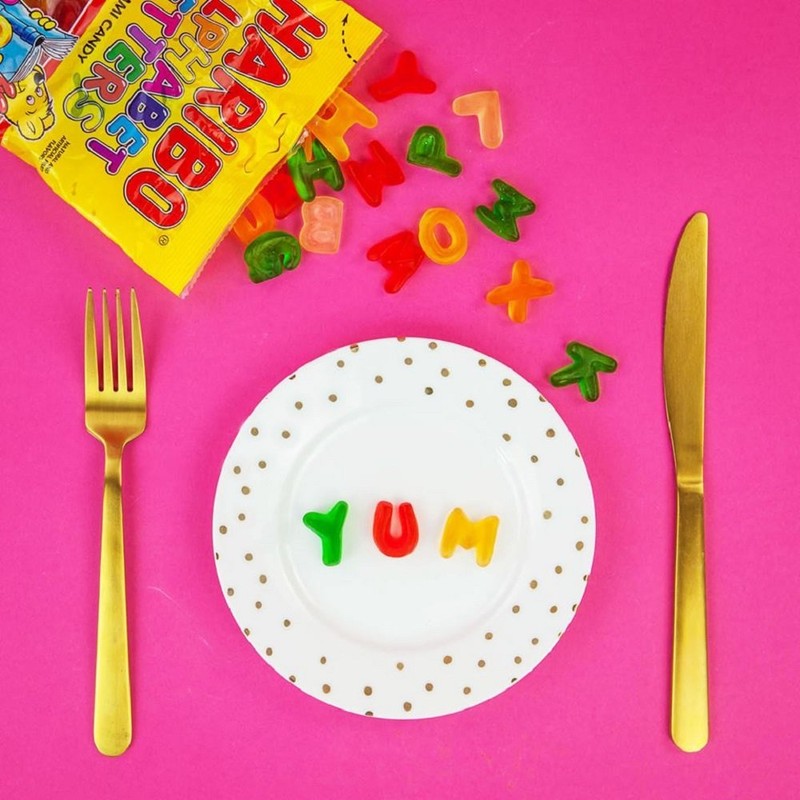 HARIBO Gummi Candy, Alphabet Letters, 5 oz. Bag