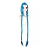 Jextech Peluca Jinx Doble Trenza 100cm League Of Legends Cosplay