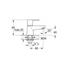 GROHE 2042100 | BauEdge Pillar Tap | XS, Chrome