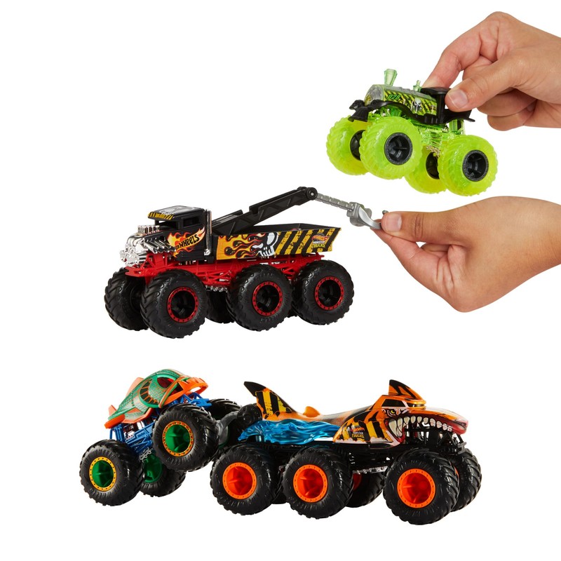 Hot Wheels Hot Wheels Monster Trucks Big Rigs, 1:64 Scale