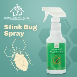 Donaldson Farms Stink Bug Spray - Naturally Eliminate Stink Bugs for a Refreshing Home Atmosphere, Keeping Unwelcome Intruders at Bay, 16oz