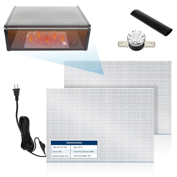 Kohree 12"x18" 120V RV Water Tank Heating Pad, 2 Pack