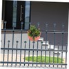 BESPORTBLE Semi-Circular Flower Pot Wall Hanging Imitation Leather Planter Home