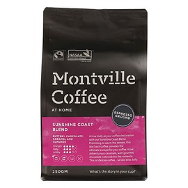 Montville Coffee Sunshine Coast Blend Ground for Espresso 250g