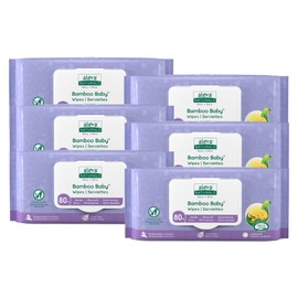 Aleva Naturals Bamboo Baby Wipes - 480 ct