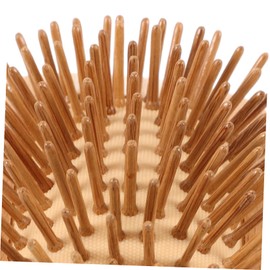 Beavorty Pcs Wooden Hair Comb Brush for Women Mini Hairbrush for Curly Hair Soft Bristles