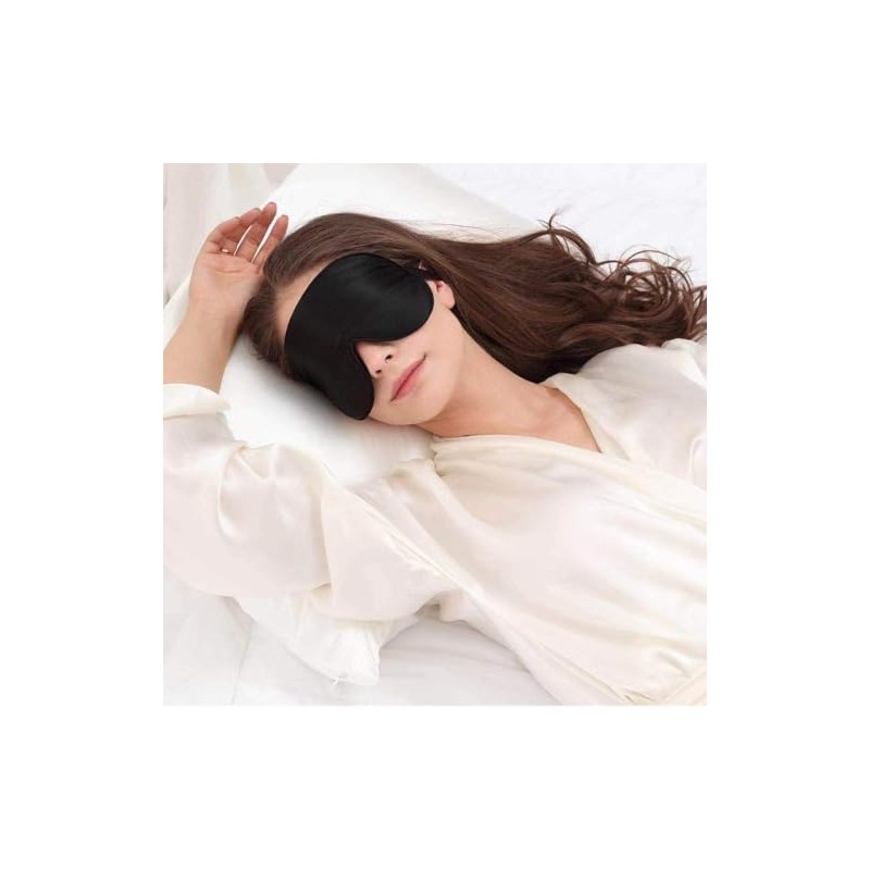 Natural Silk Sleep Mask & Blindfold, Super-Smooth Eye Mask (Original
