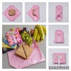 the Wrapper, Re Wrap It Sandwich Bags, Green with White