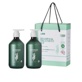 Toktok Skin Vegan Derma Pregnant Women Hair Loss Kelp Shampoo Gift Set 500ml 2 Pieces, 1 Set / 톡톡스킨 비건 더마 임산부 탈모 다시마 샴푸 선물세트 500ml 2개입, 1세트