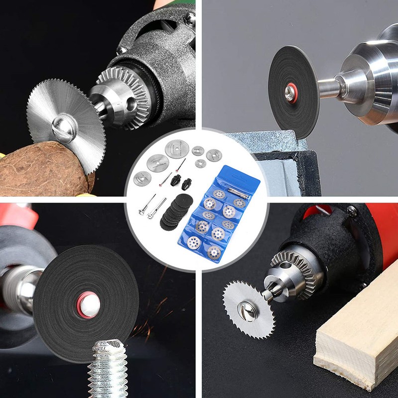 34Pcs Saw Blade Set HHS Circular Resin Diamond Cutting Set