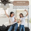 LIGHTACCENTS 4-Pack Ceiling Fan Light Covers -white Alabaster Glass Shade