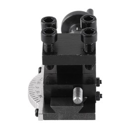 30 Degree Rotatable Mini Lathe Tool Holder Accessory, Tungsten Steel, Serial Number: 10154, SIEG C0 Mini Lathe Only