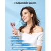 BreezeBoost Portable Misting Fan, Handheld Turbo Fan with Mist, 6000mAh