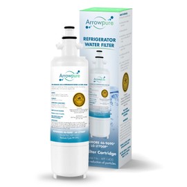 5 Pack Refrigerator Water Filter Replacement by Arrowpure | Certified According to NSF 42&372 | Compatible with LG LT700P, ADQ36006101, Kenmore 46-9690