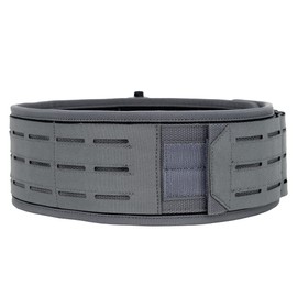 WOLF TACTICAL Weight Lifting Belt – Weight Belt for Men, Weightlifting Belt for Powerlifting, Deadlift, Squats, Workout Belt Gym Belts for Men (Gray, L (36-40))