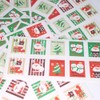 Merry Christmas Holiday Stamps Creative Sticker Assortment, 100 Stickers -