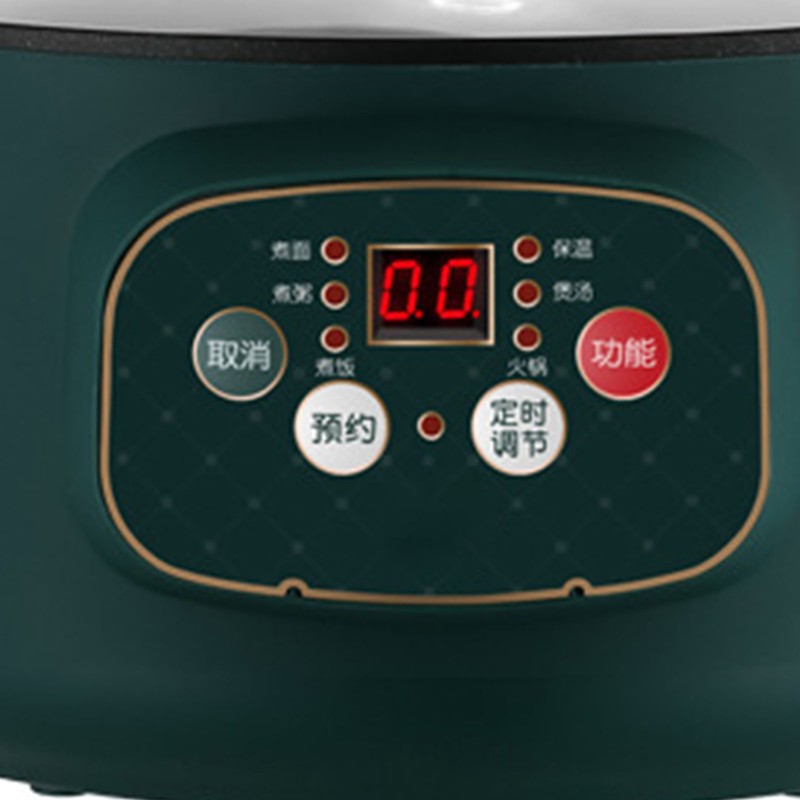 Electric Cooker 600W Stainless Steel PTFE Coating Smart Electric Hot