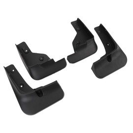 Mud Flaps Guards Set for CX-5 2022-2024, Front and Rear Mudflaps, Black PP Mud Guards, Protective Car Accessories