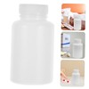 IWOWHERO 20pcs White Plastic Pill Bottles Travel Containers for Capsules